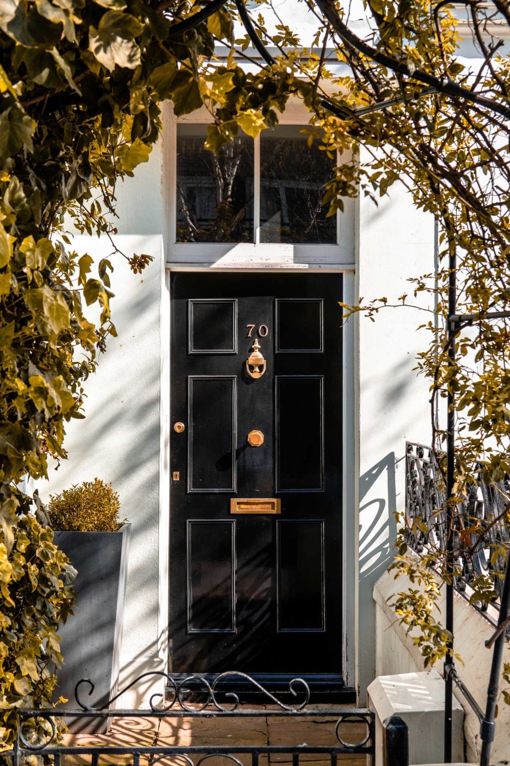 Black Door on Home